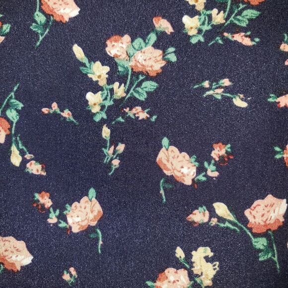 SHEIN Ruffle Collar & Sleeve Top Sz M - Picture 3 of 3